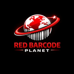 Red Barcode Planet logo - barcode scanner repair specialists